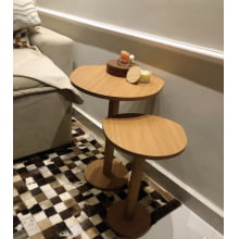 Conjunto de Mesa Lateral Orgânica 