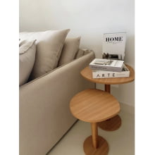 Conjunto de Mesa Lateral Orgânica 