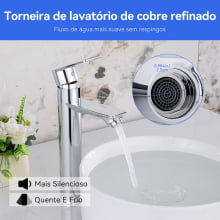 TORNEIRA BANHEIRO MONOCOMANDO MISTURADOR ALTA AURÁ