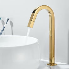 TORNEIRA BANHEIRO MONOCOMANDO MISTURADOR ALTA DOURADA